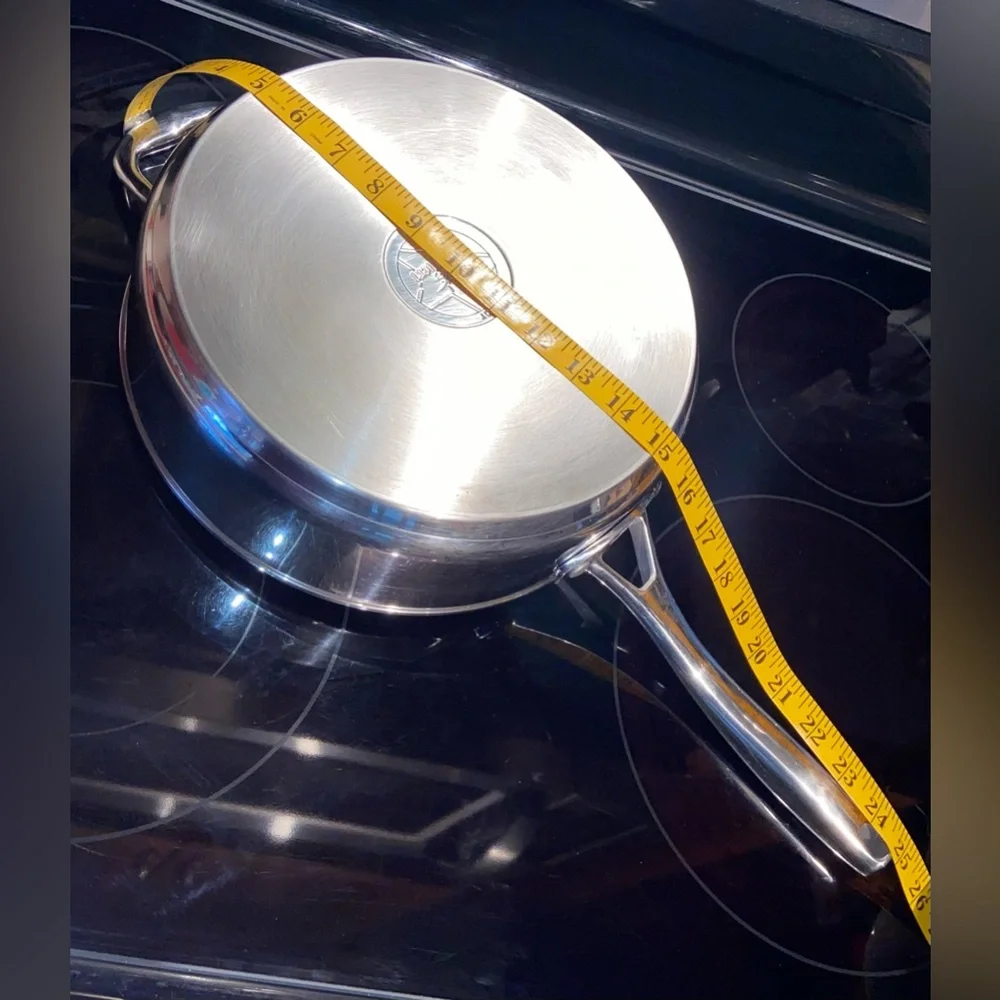 Guy Fieri Large 4 Quart Stainless Steel Stove Top Cookware & Original Lid- VGU